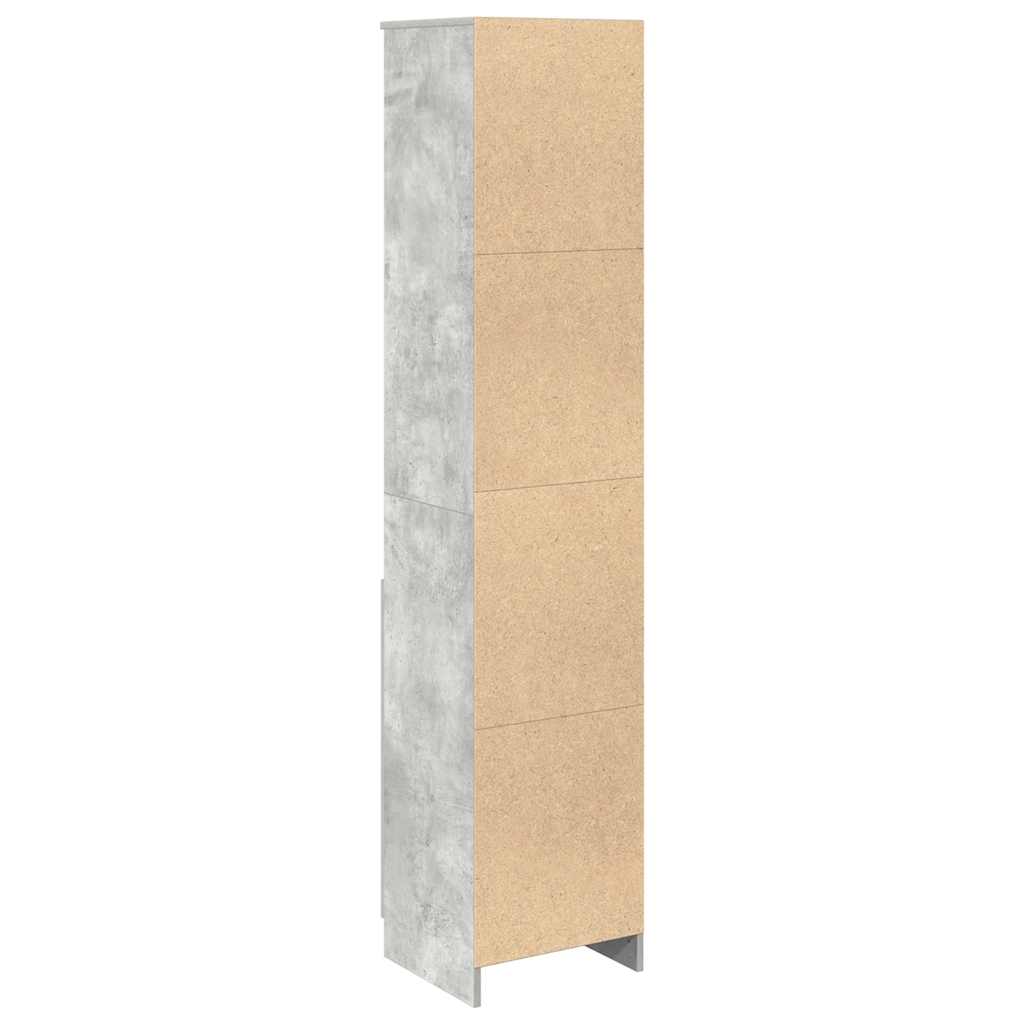 Skåp Betonggrå 37,5x35x180 cm