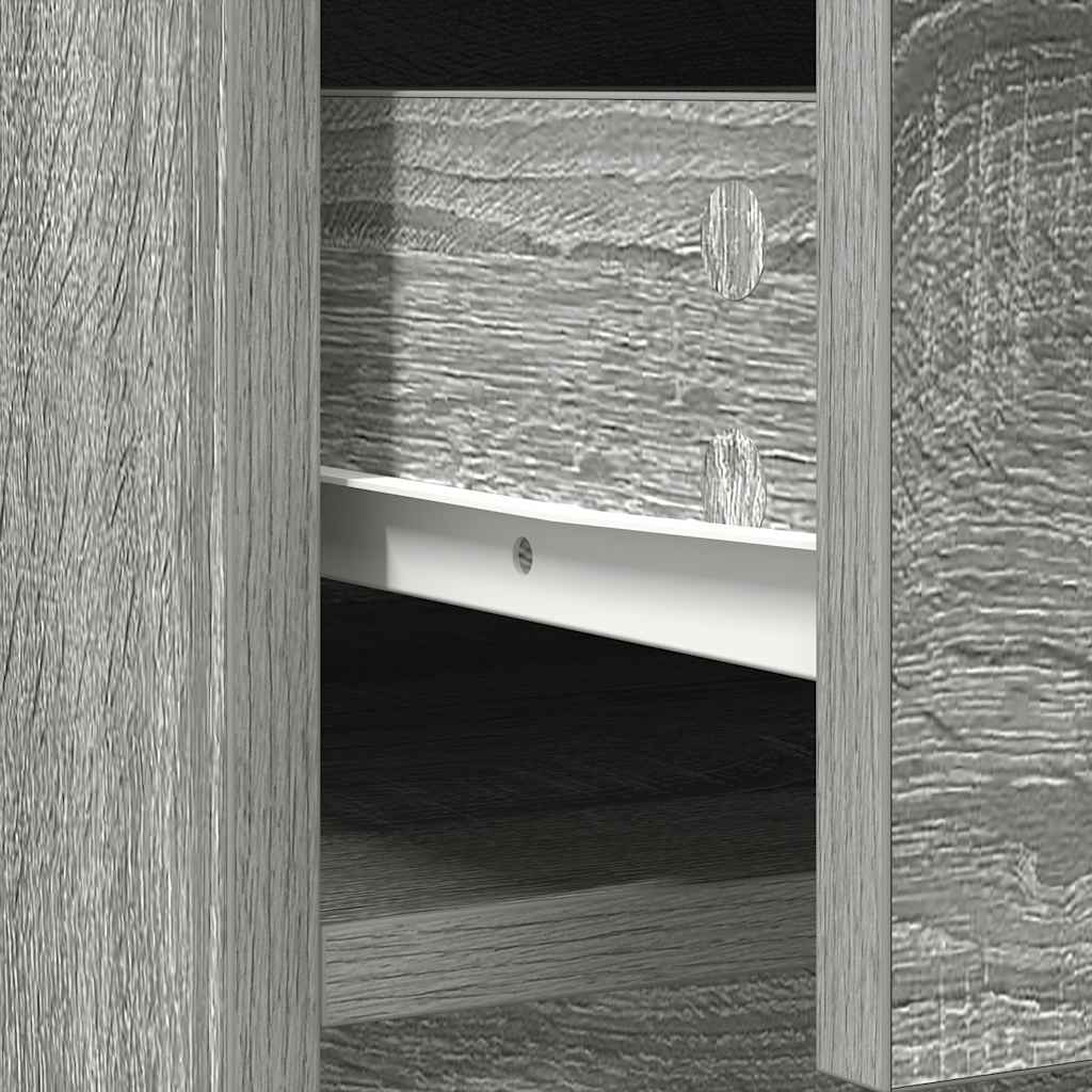 Skänk Sonoma Grå med lådor och dörrar 73x31x90 cm