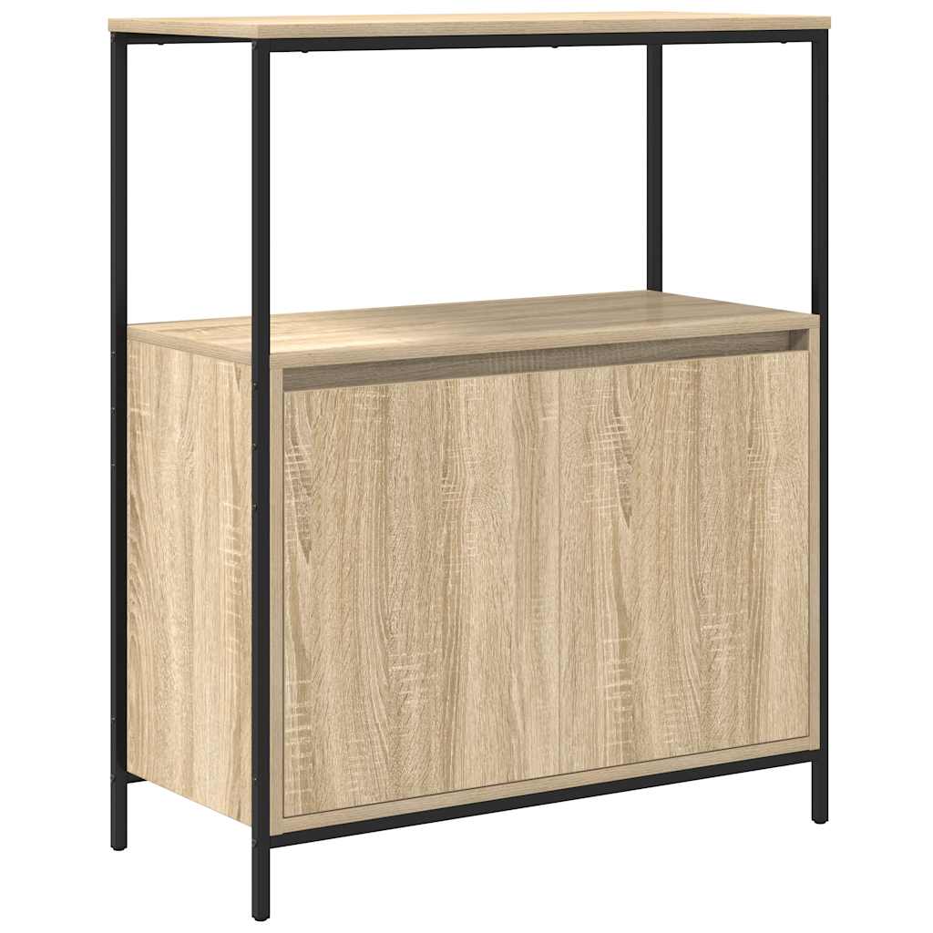Badrumsunderskåp med hyllor Sonoma Ek 76,5x35x95 cm