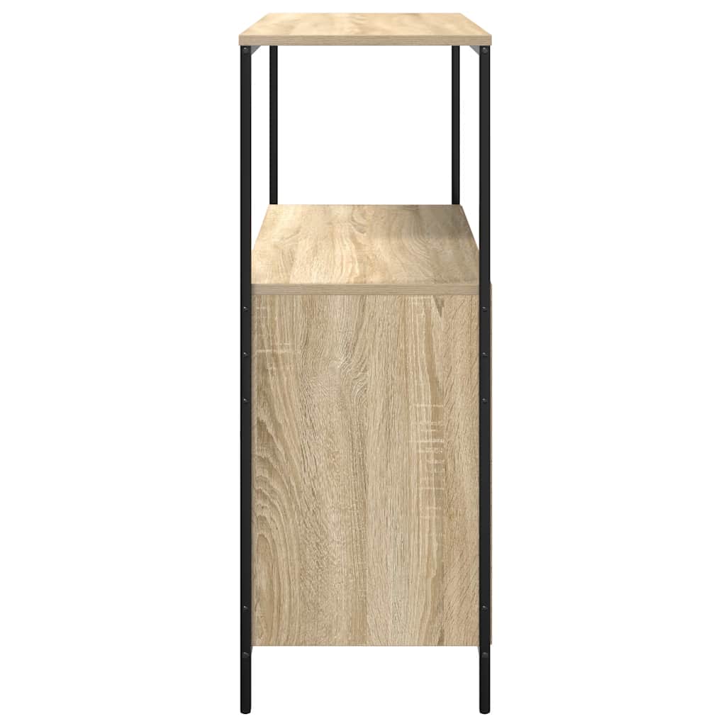 Badrumsunderskåp med hyllor Sonoma Ek 76,5x35x95 cm