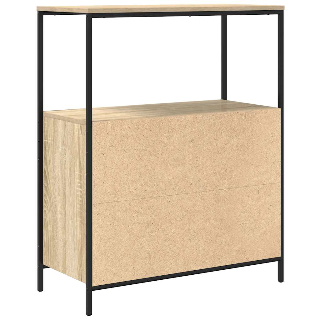 Badrumsunderskåp med hyllor Sonoma Ek 76,5x35x95 cm