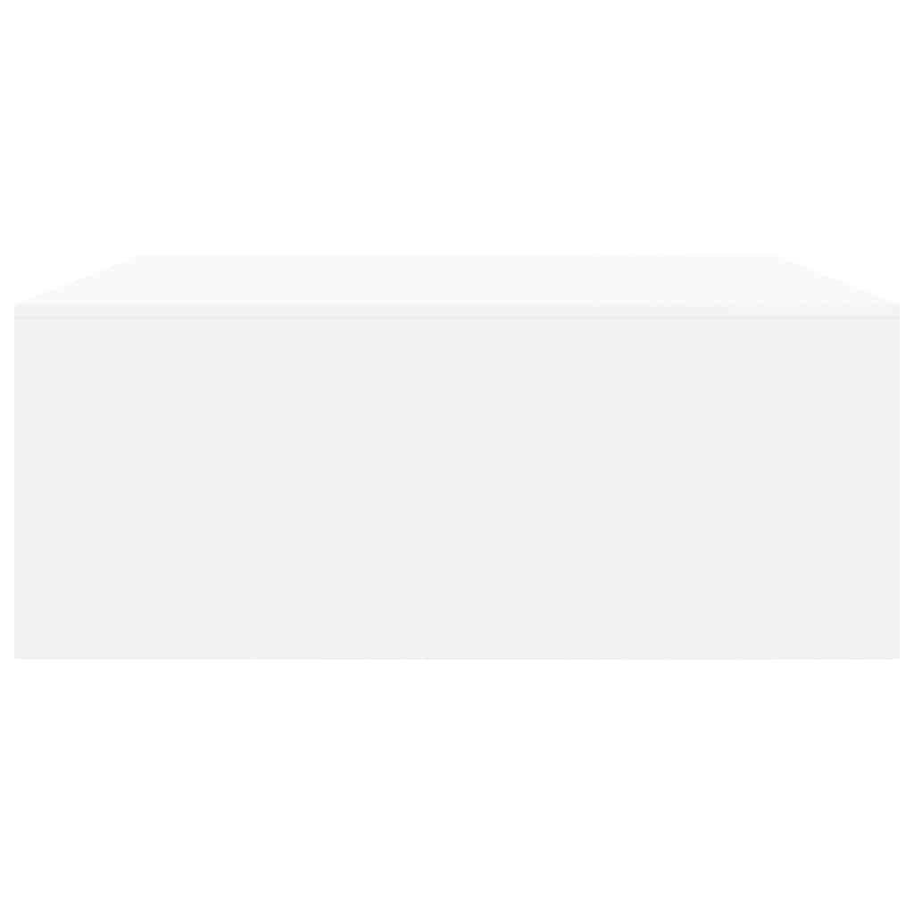 Soffbord Vit med lådor 100x100x40 cm