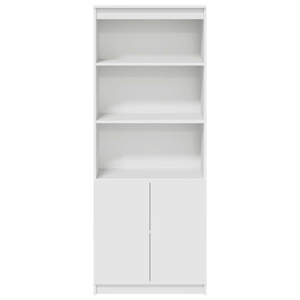 Skåp Vit 70x35x180 cm