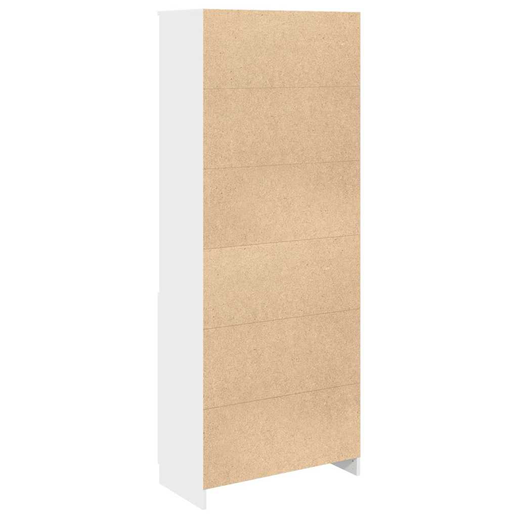 Skåp Vit 70x35x180 cm