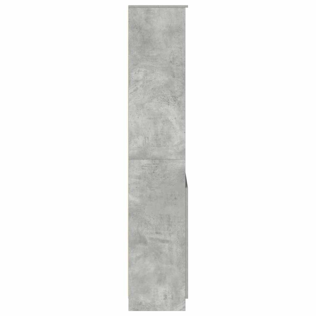 Skåp Betonggrå 70x35x180 cm