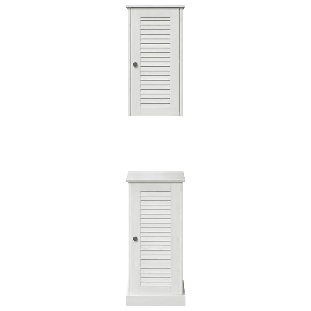 Badrumsmöbelset med hylla VIGO 2 pcs antikvit 37 x 34 x 80 cm