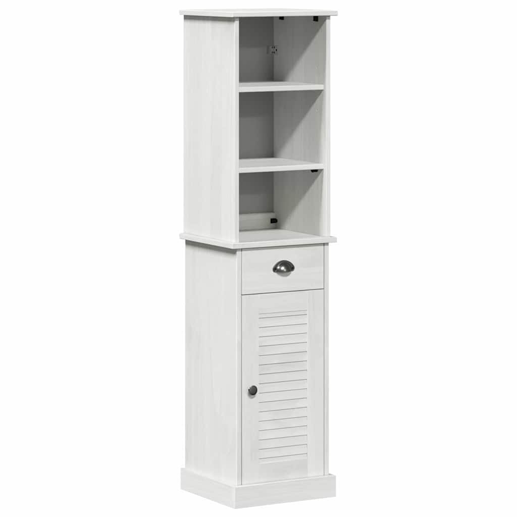 Badrumsmöbelset VIGO 2 pcs Brun och vit 37 x 34 x 150 cm