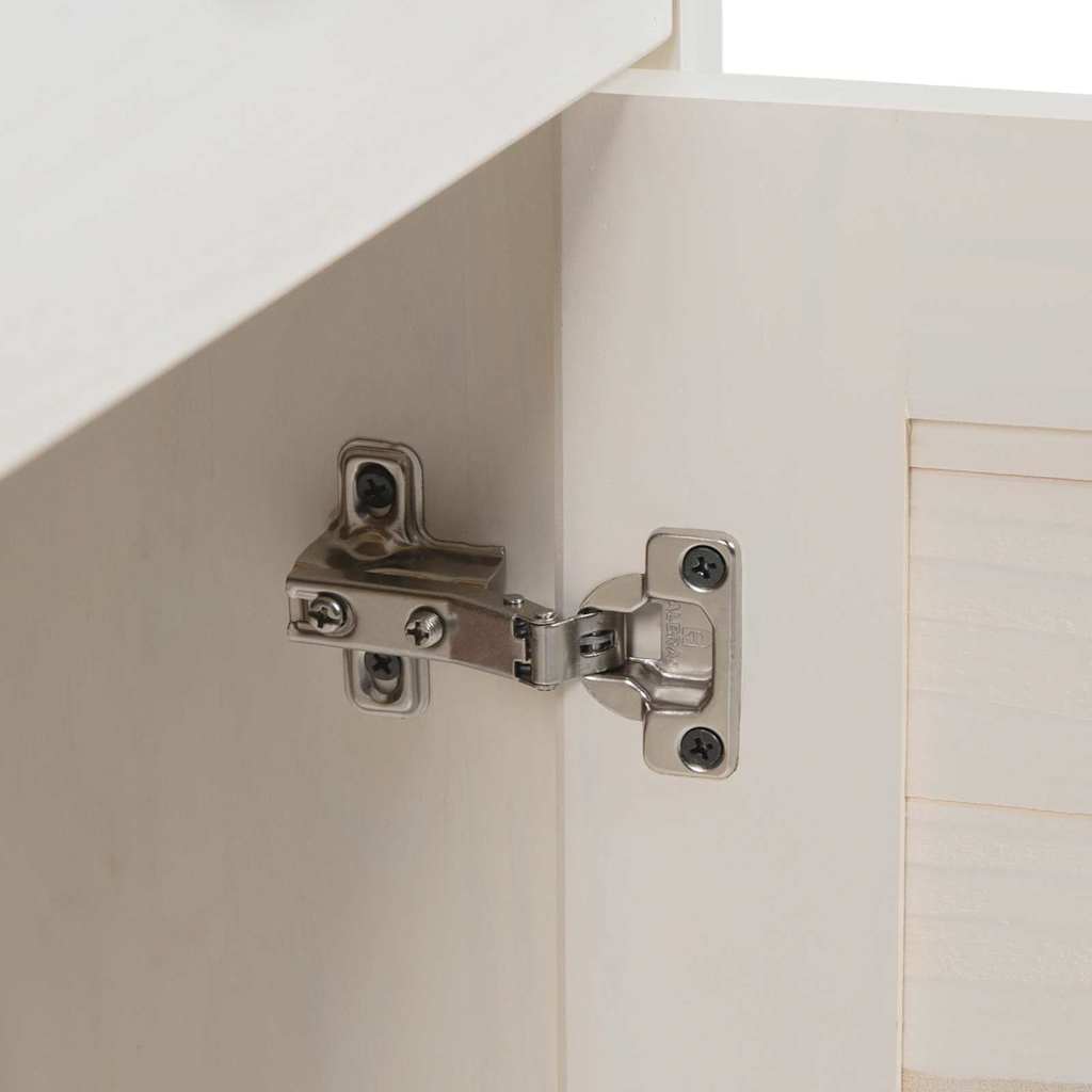 Badrumsmöbelset VIGO 2 pcs Brun och vit 37 x 34 x 80 cm