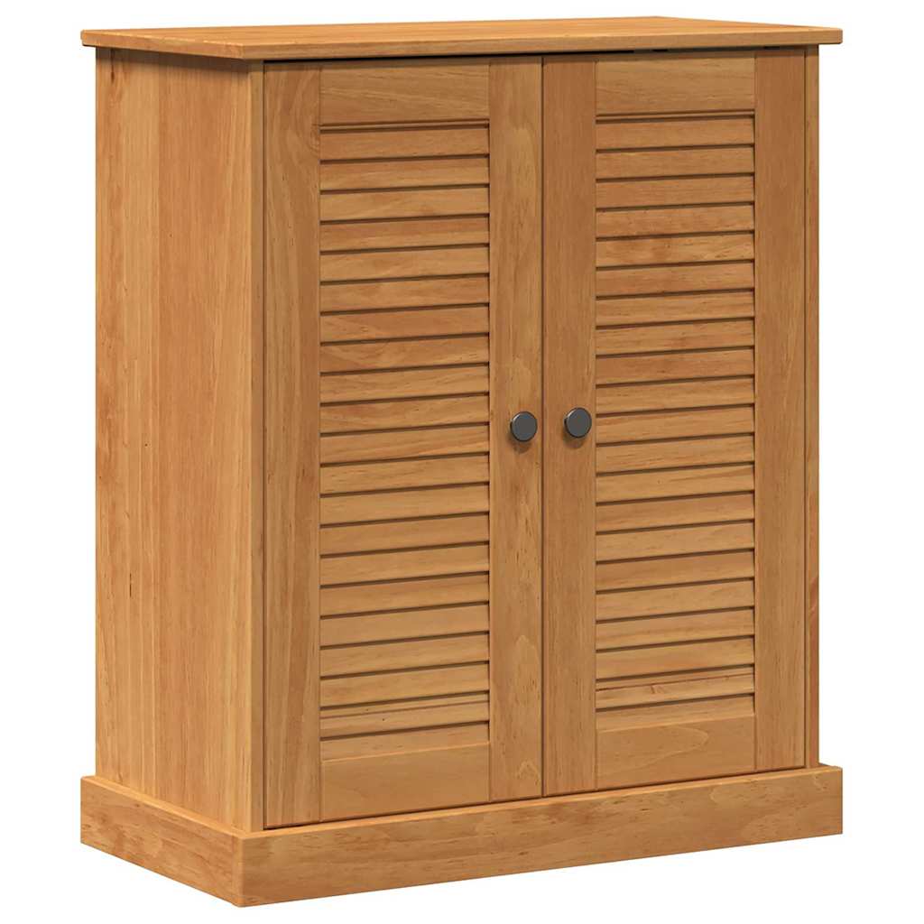 Badrumsmöbelset VIGO 2 pcs Brun 67,5 x 34 x 80 cm Massiv furu
