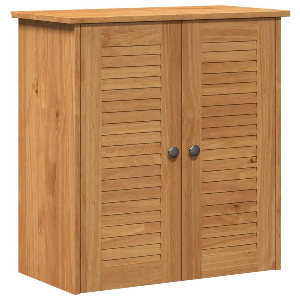 Badrumsmöbelset VIGO 2 pcs Brun 67,5 x 34 x 80 cm Massiv furu