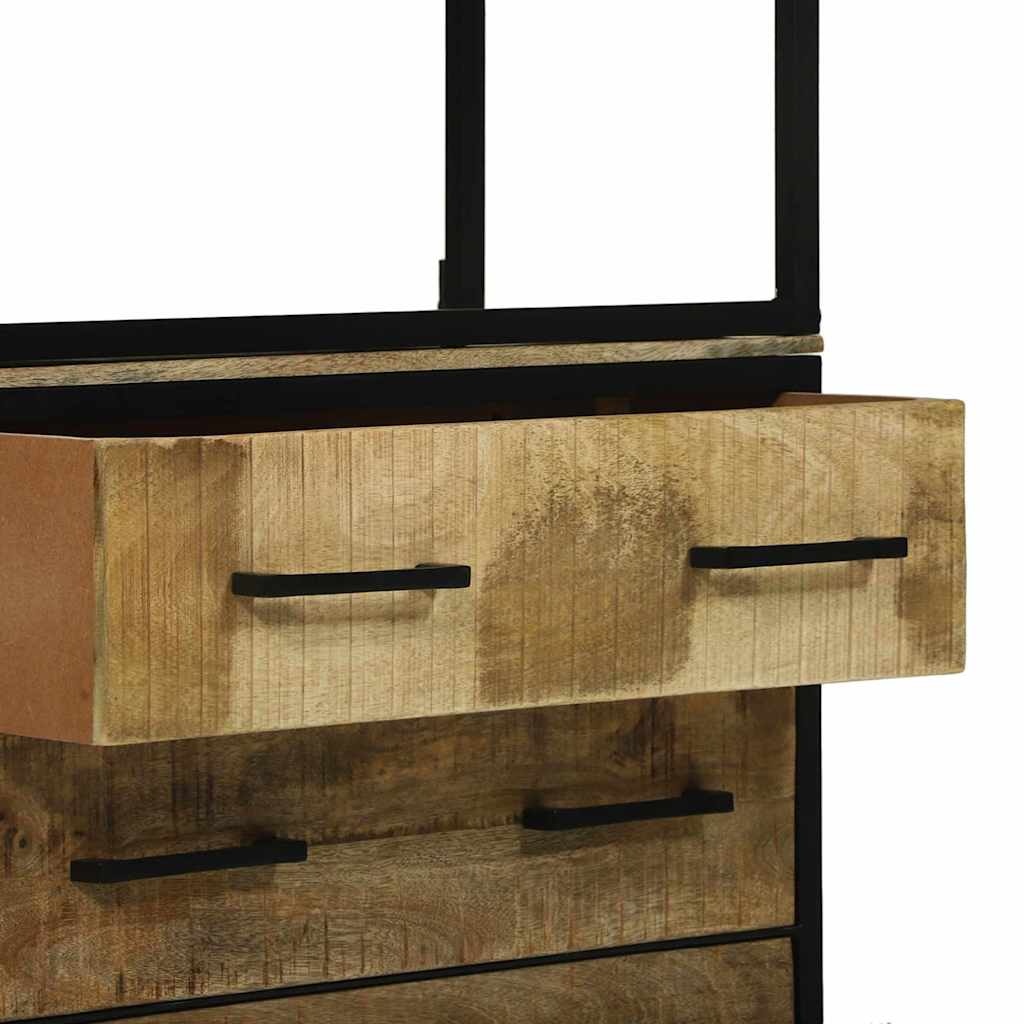 Skåp Brun 70 x 35 x 180 cm Massivt Mangoträ