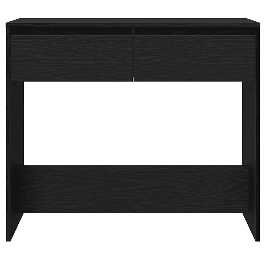 Avlastningsbord Konsolbord Svart Ek 89x41x76,5 cm
