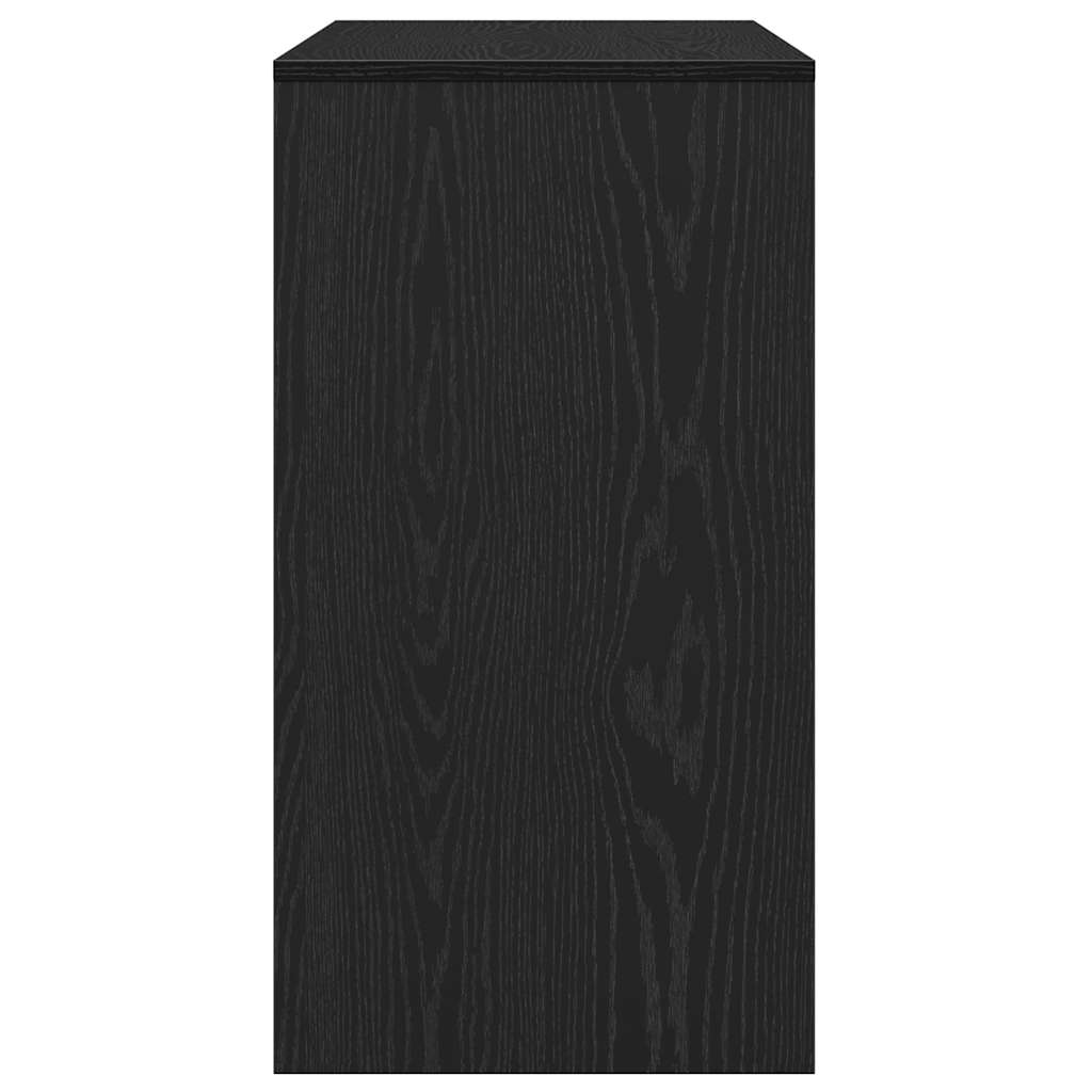 Avlastningsbord Konsolbord Svart Ek 89x41x76,5 cm