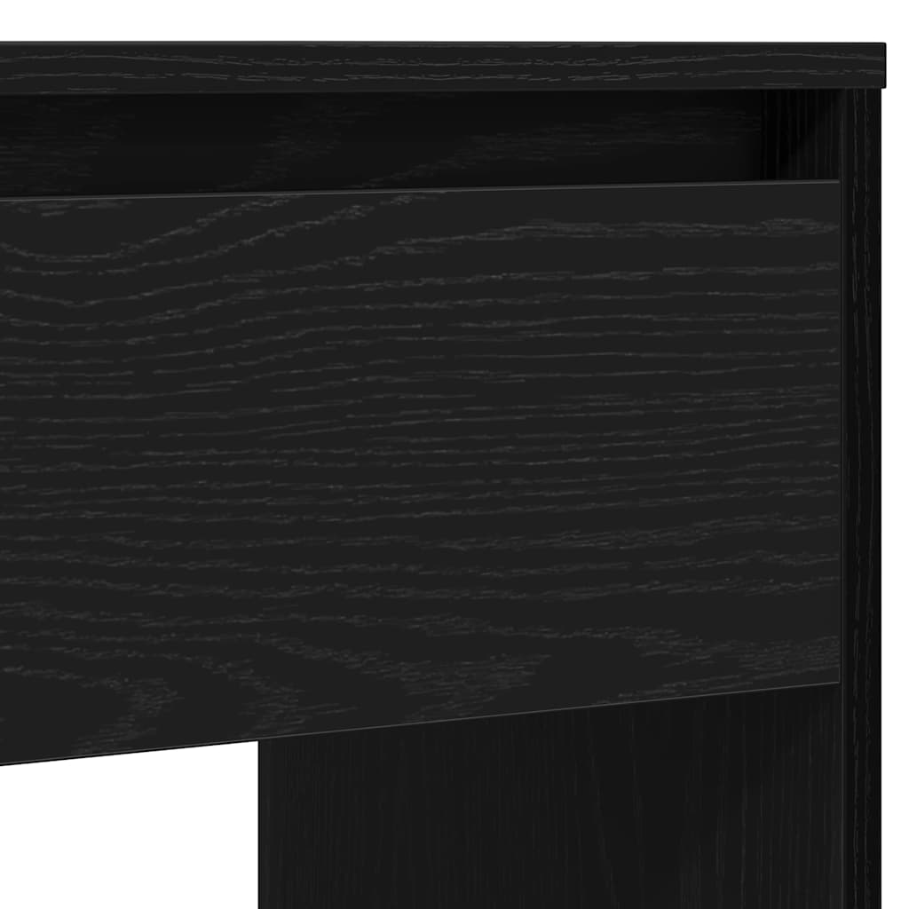Avlastningsbord Konsolbord Svart Ek 89x41x76,5 cm