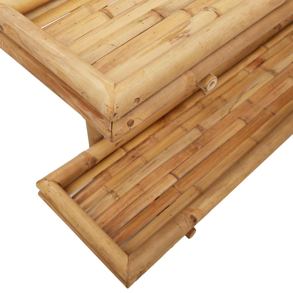 Vägghylla Brun med hylla 100 x 26 x 60 cm Bambu