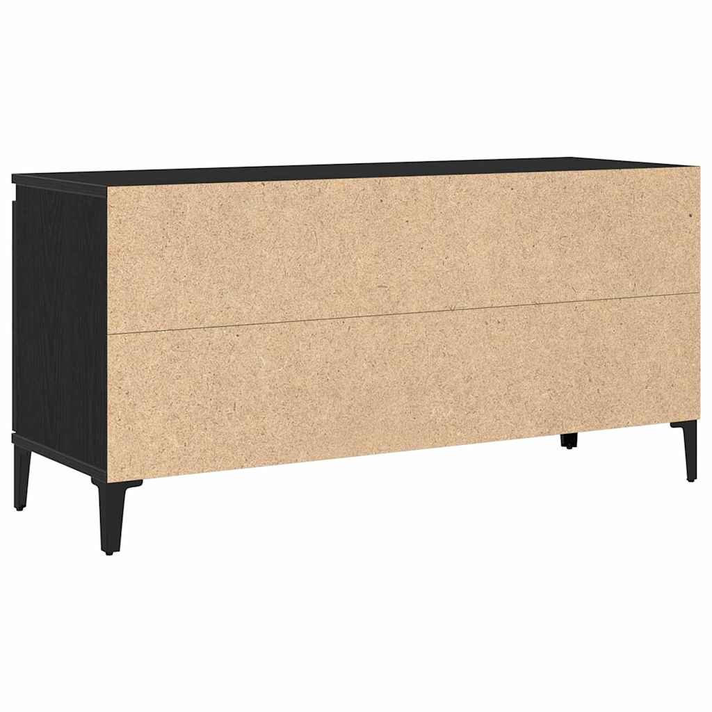 TV-skåp Svart 102 x 35 x 50 cm Konstruerat trä