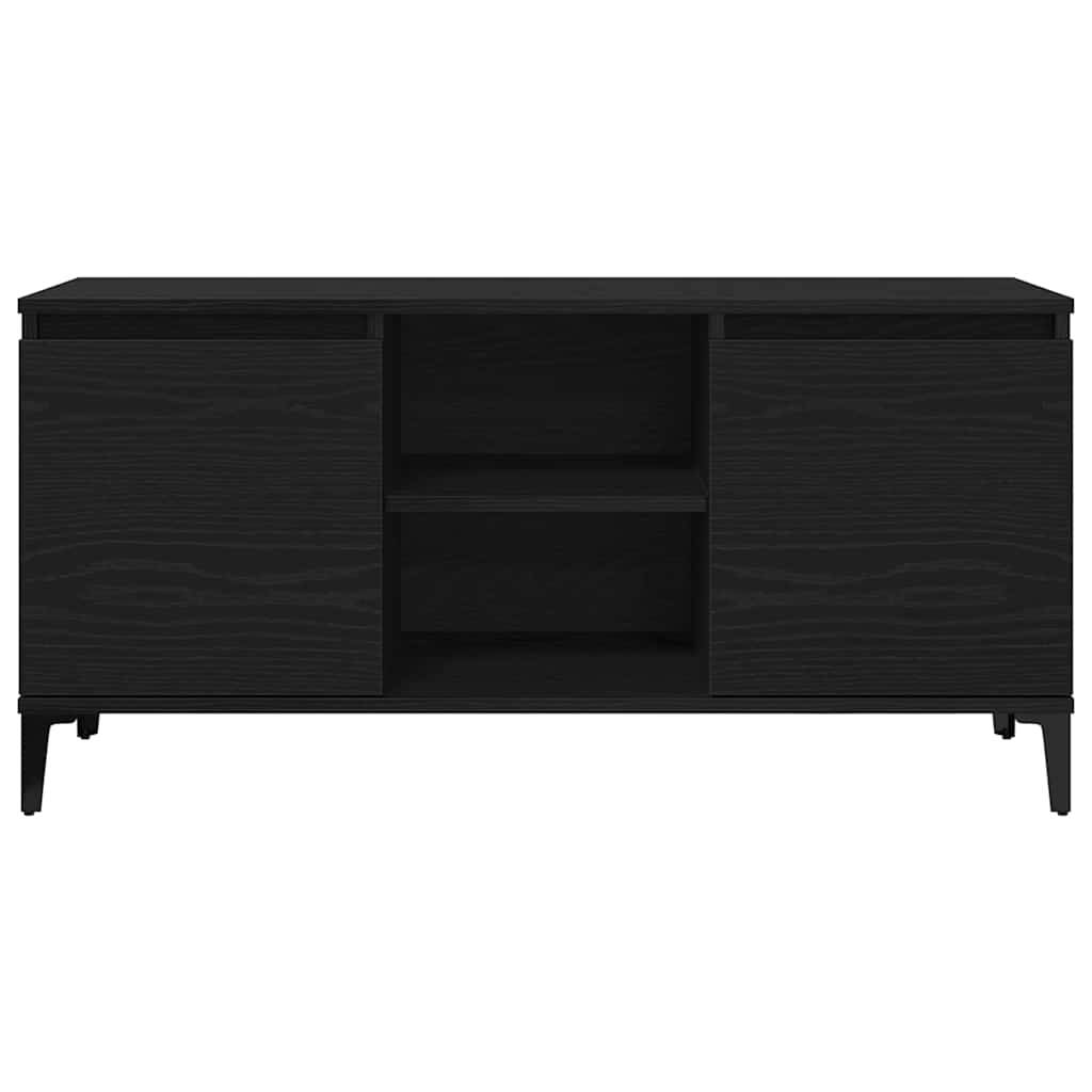 TV-skåp Svart 102 x 35 x 50 cm Konstruerat trä