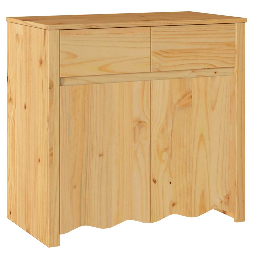 Skåp Drammen Ek 79 x 43 x 75.5 cm Massivt tallträ