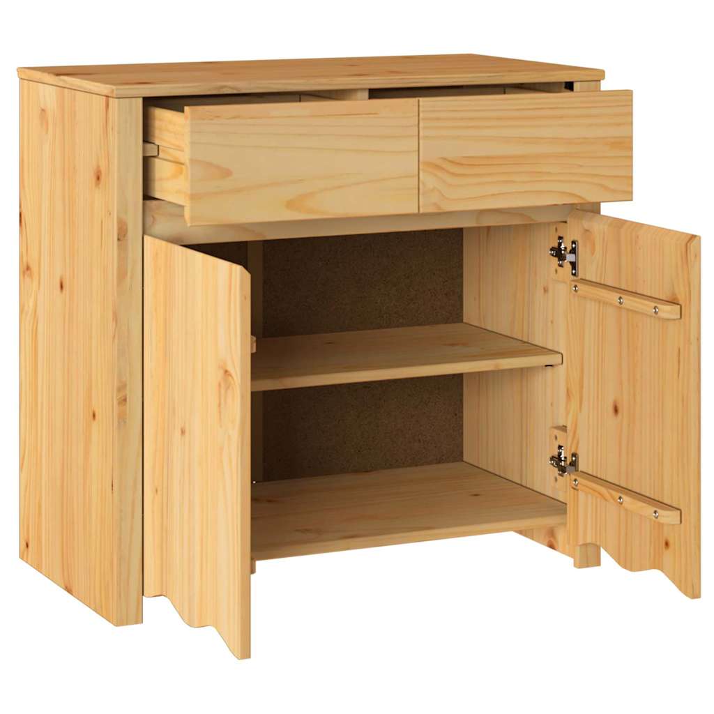 Skåp Drammen Ek 79 x 43 x 75.5 cm Massivt tallträ