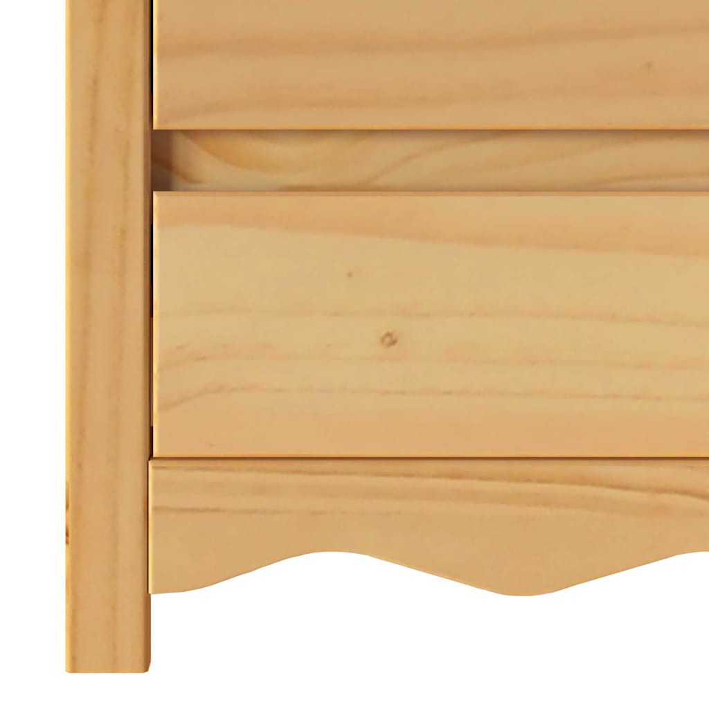 Byrå med låda Drammen Ek 111 x 43 x 73.5 cm Massivt tallträ