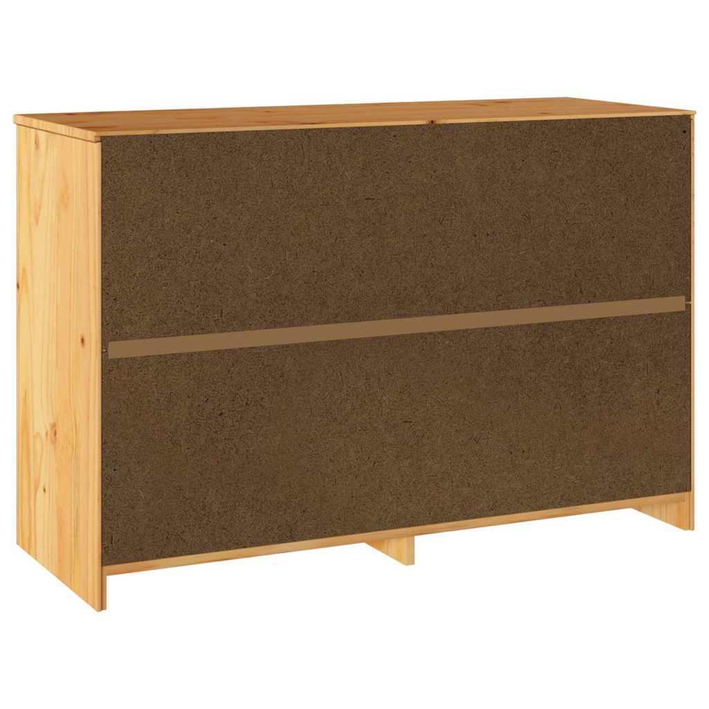 Byrå med låda Drammen Ek 111 x 43 x 73.5 cm Massivt tallträ