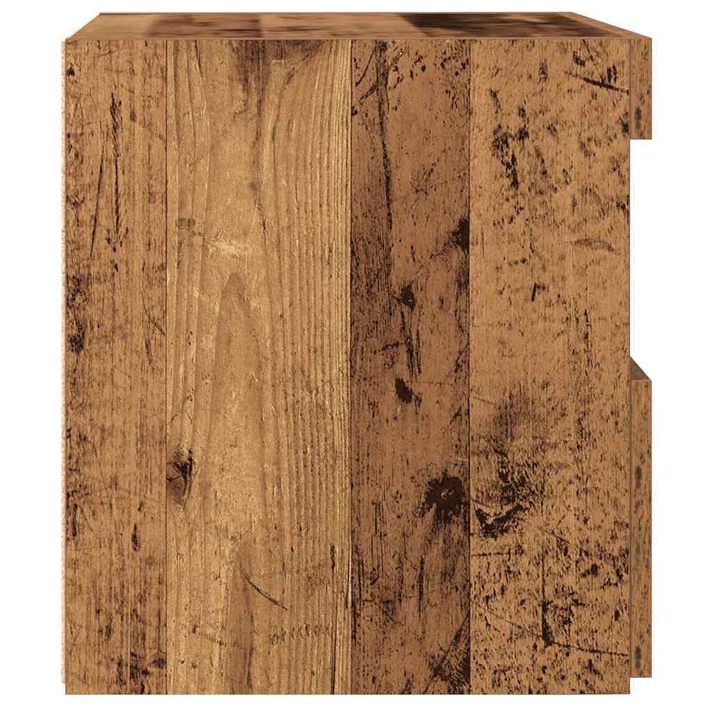 Sängbord 2 pcs Gammalt trä 50 x 40 x 45 cm Konstruerat trä