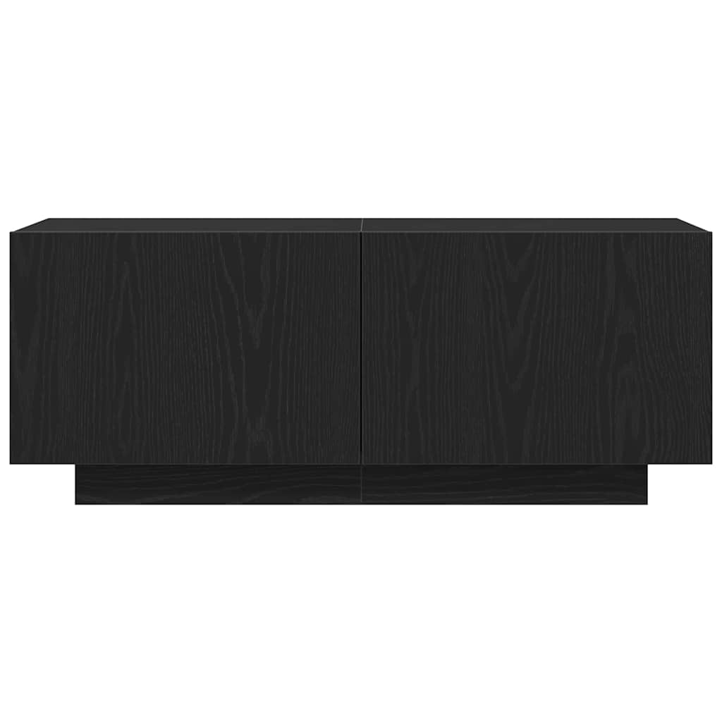 TV-skåp Svart ek 100 x 35 x 40 cm Konstruerat trä