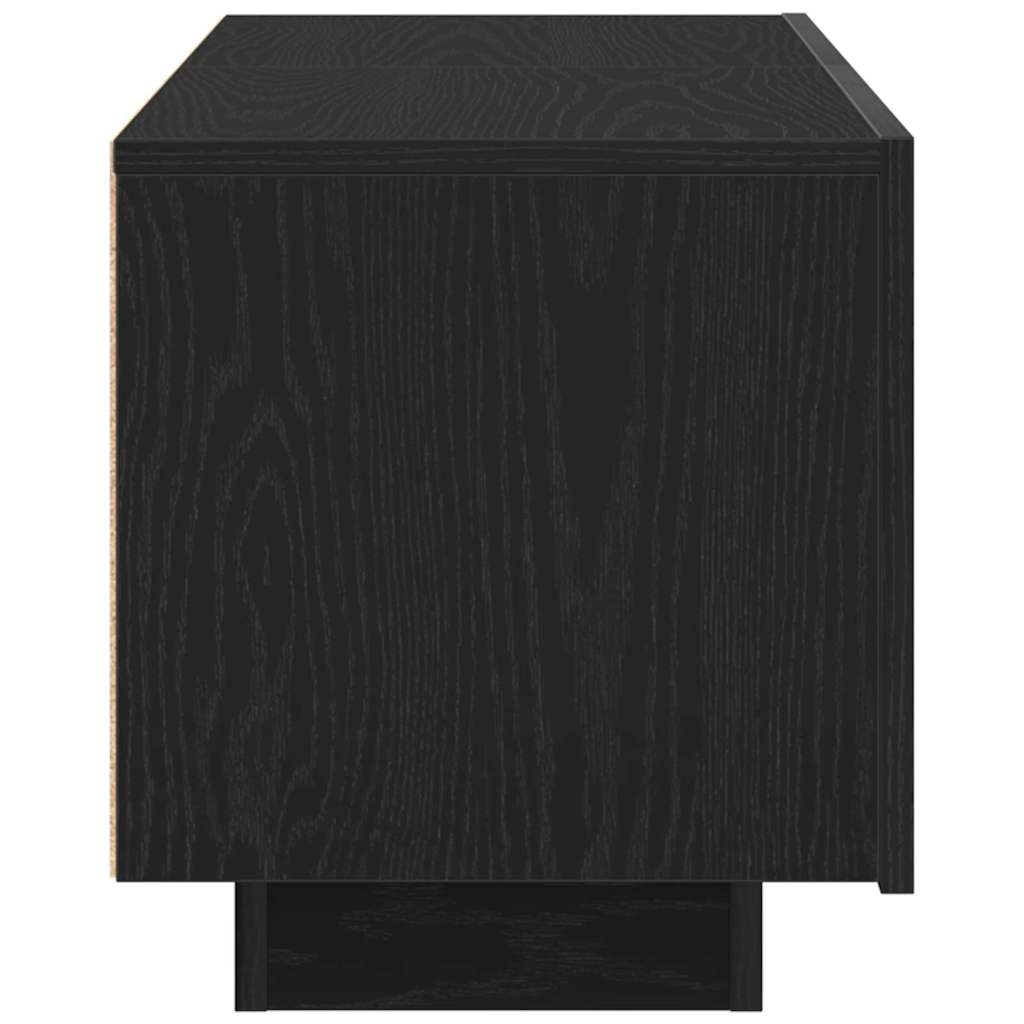 TV-skåp Svart ek 100 x 35 x 40 cm Konstruerat trä