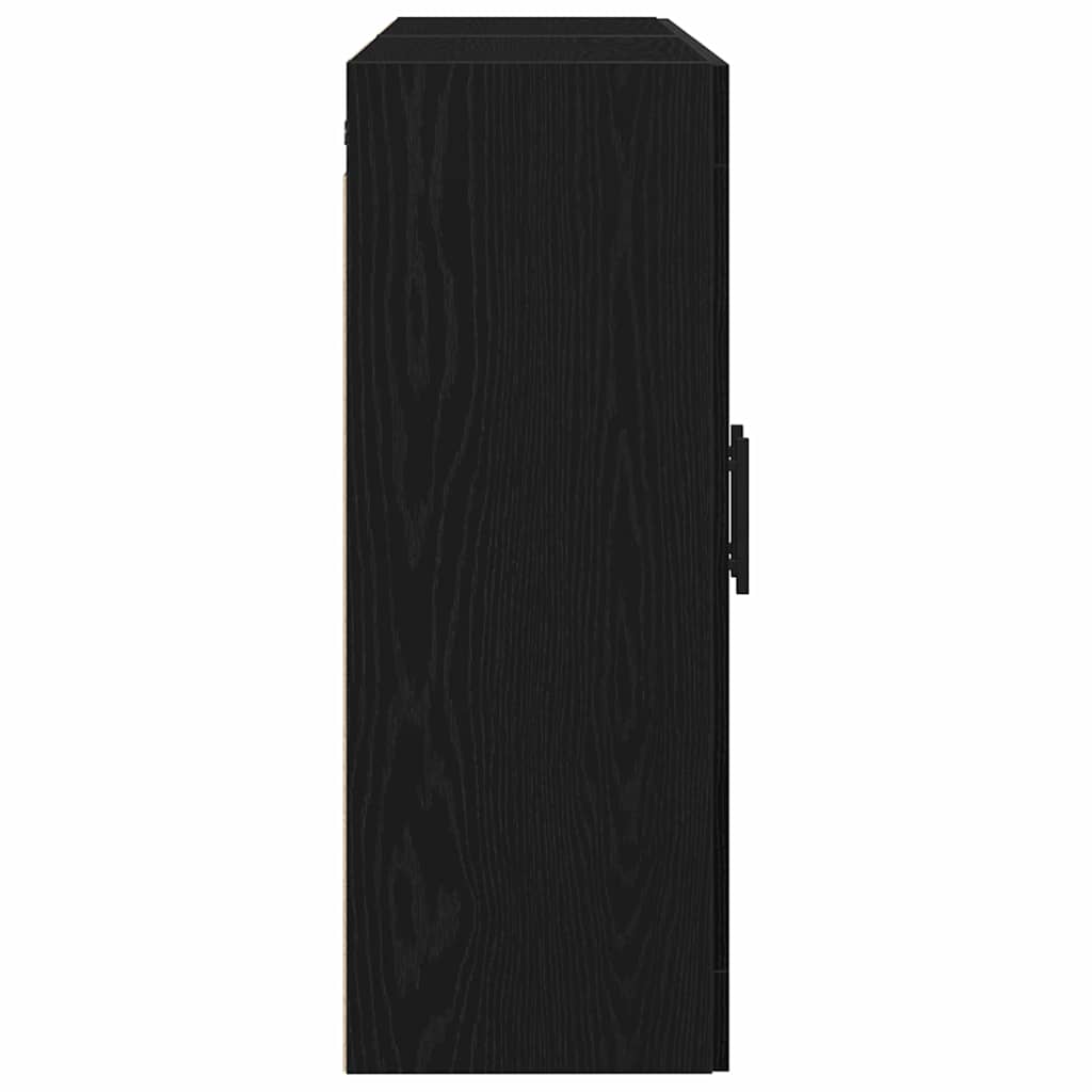Väggmonterat skåp 2 pcs Gammalt trä 160 x 34 x 90 cm