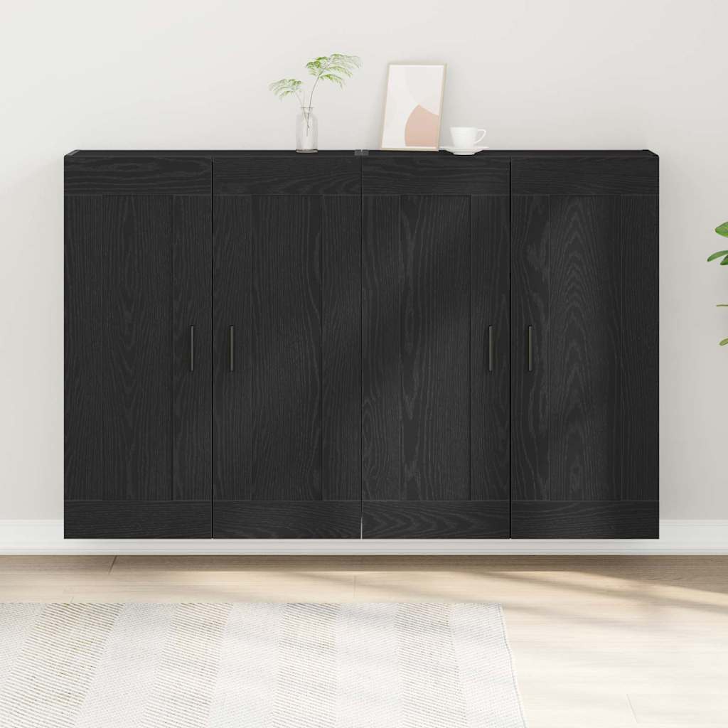 Väggmonterat skåp 2 pcs artisan ek 160 x 34 x 90 cm
