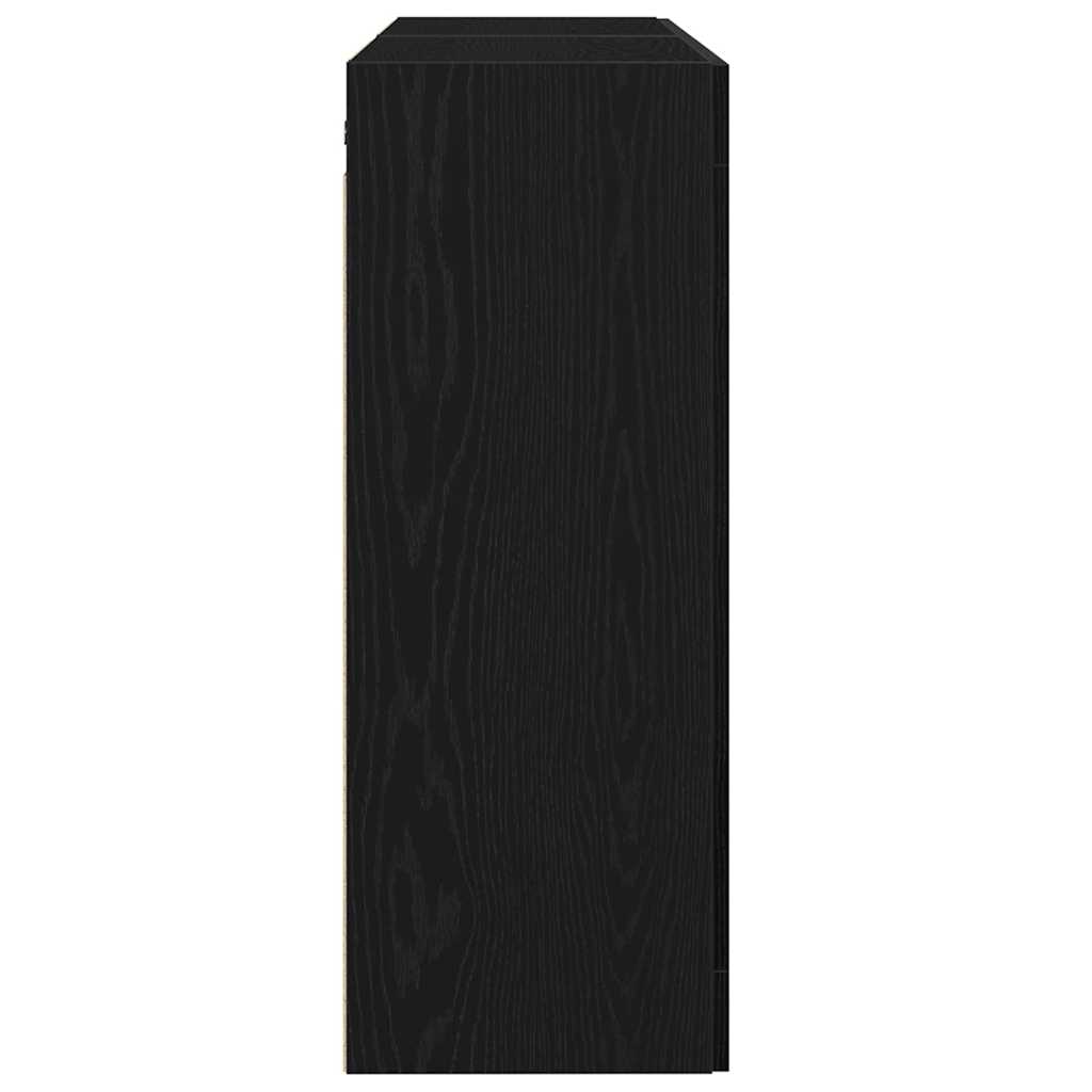 Väggmonterat skåp 2 pcs artisan ek 160 x 34 x 90 cm