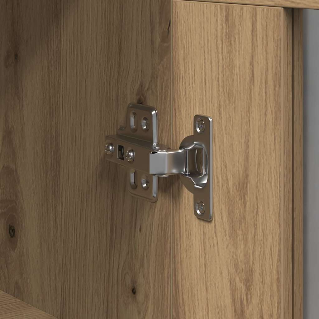Väggskåp 2 pcs artisan ek 69.5 x 34 x 90 cm Konstruerat trä