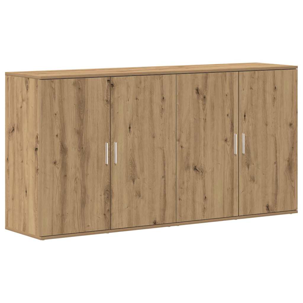 Skåp 2 pcs artisan ek 79 x 38 x 80 cm Konstruerat trä