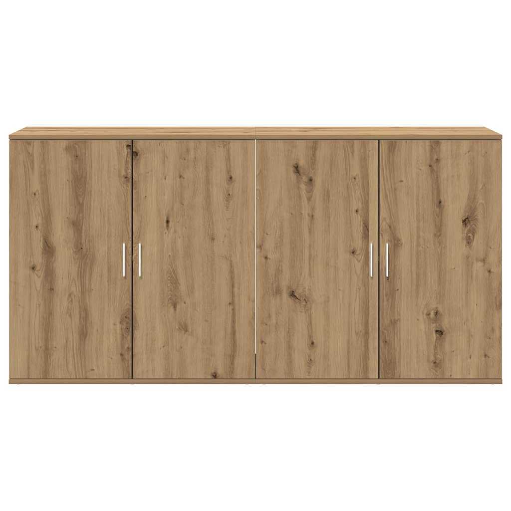 Skåp 2 pcs artisan ek 79 x 38 x 80 cm Konstruerat trä
