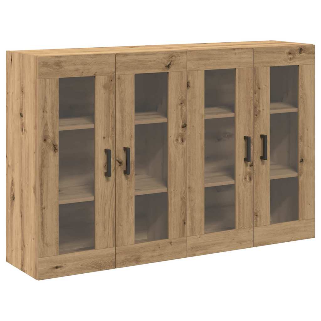 Väggskåp 2 pcs artisan ek 69.5 x 34 x 90 cm Konstruerat trä