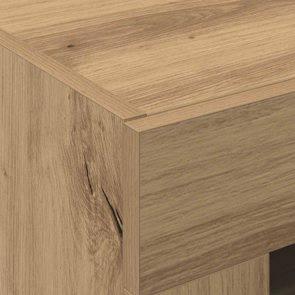 Väggskåp 2 pcs artisan ek 69.5 x 34 x 90 cm Konstruerat trä