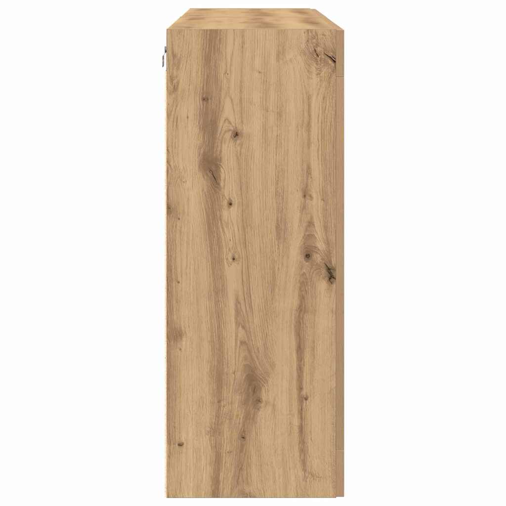 Väggskåp 2 pcs artisan ek 69.5 x 34 x 90 cm Konstruerat trä