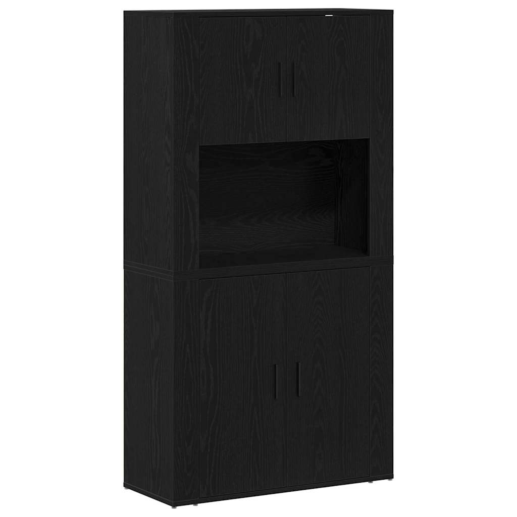 Bänk Svart ek 80 x 33 x 150 cm Konstruerat trä