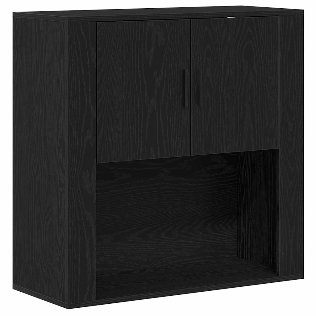 Bänk Svart ek 80 x 33 x 150 cm Konstruerat trä