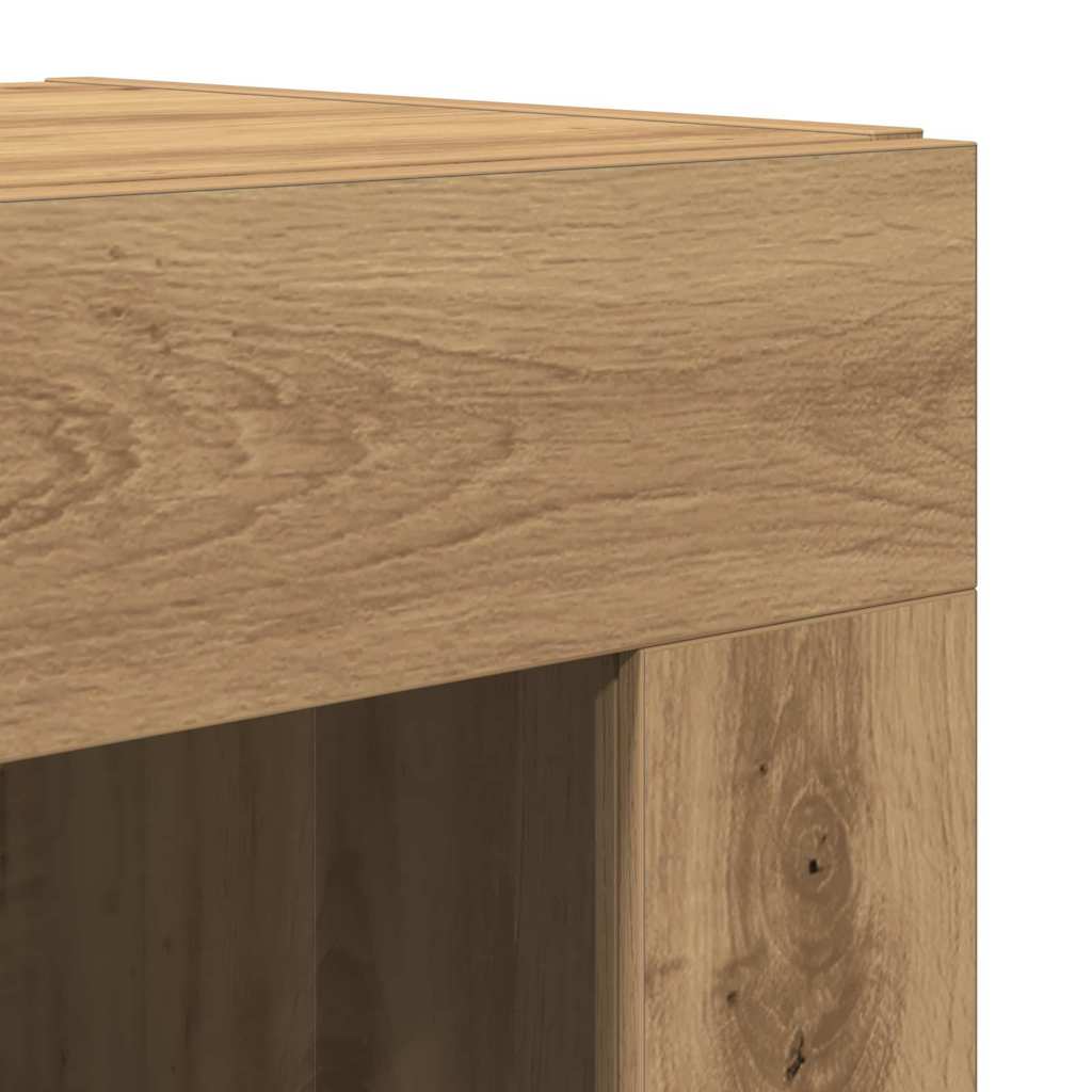 Skåp 2 pcs artisan ek 69.5 x 34 x 180 cm Konstruerat trä