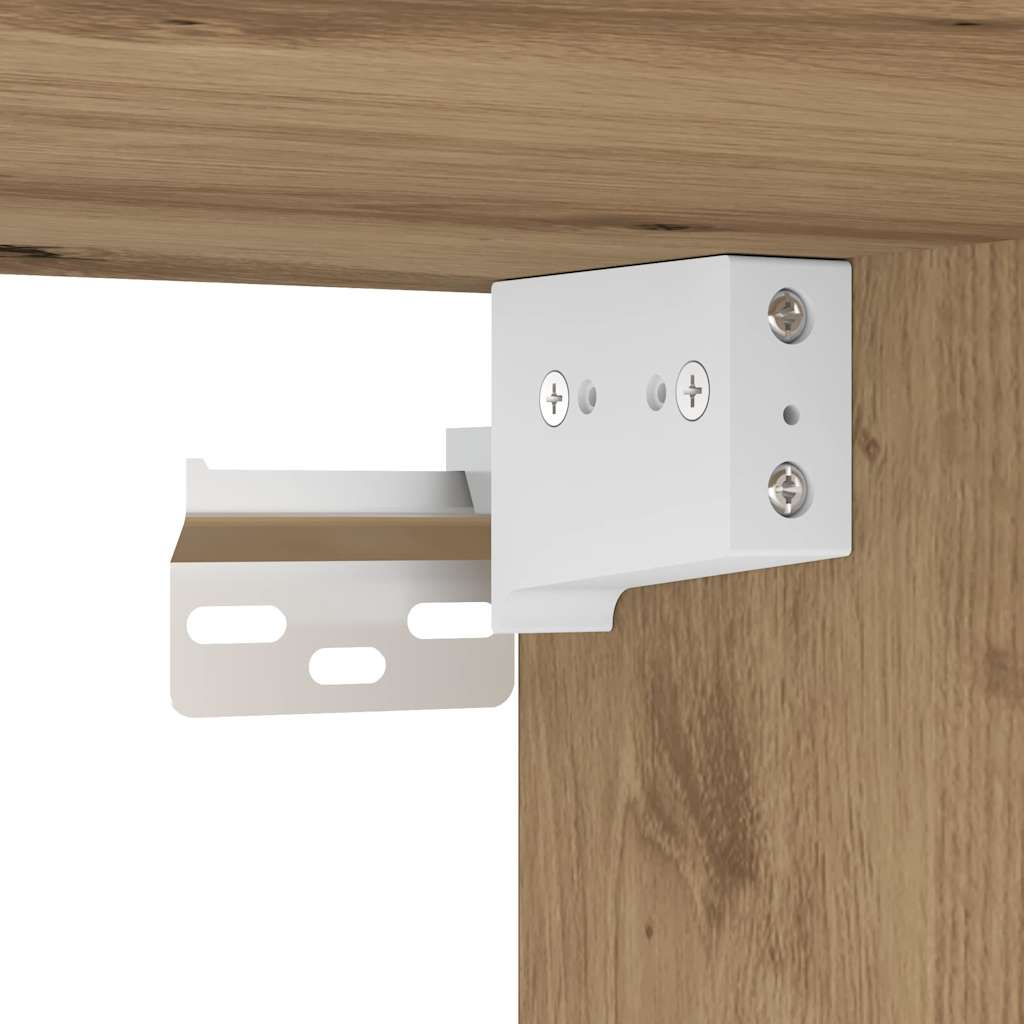 Skåp 2 pcs artisan ek 69.5 x 34 x 180 cm Konstruerat trä