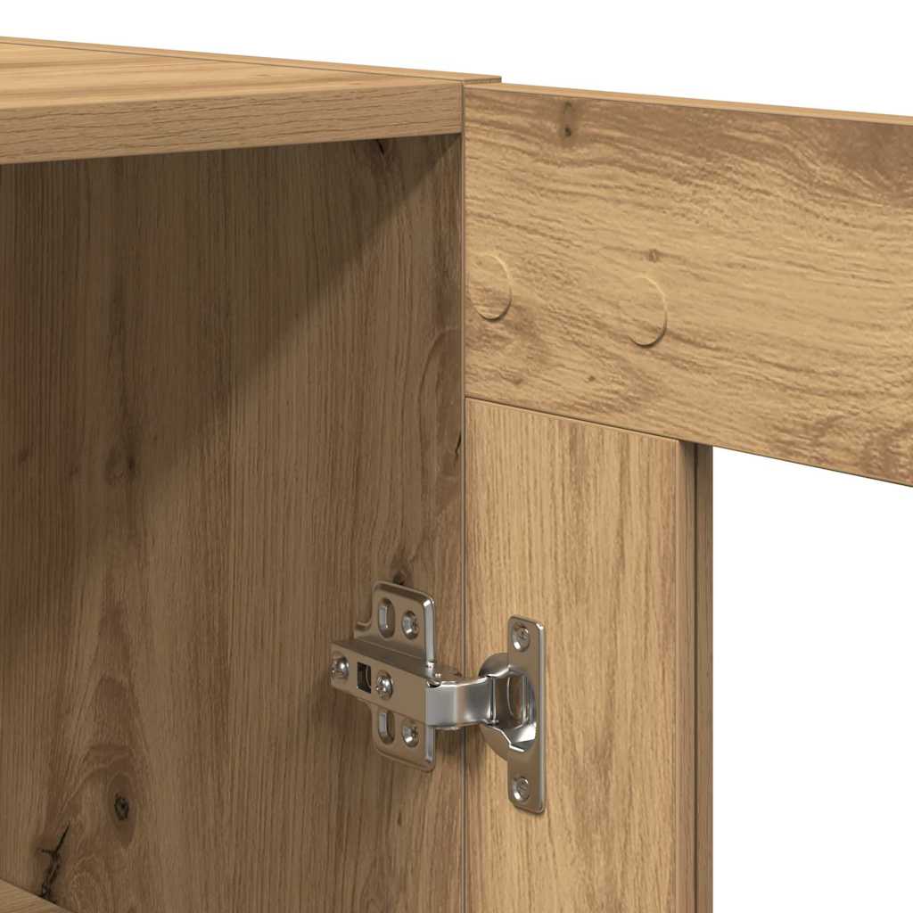 Skåp 2 pcs artisan ek 69.5 x 34 x 180 cm Konstruerat trä