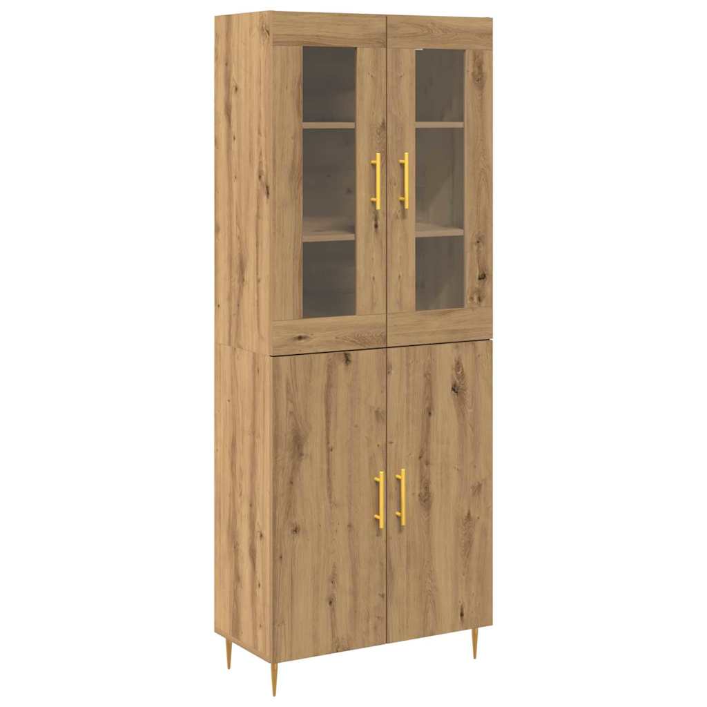 Skåp 2 pcs artisan ek 69.5 x 34 x 180 cm Konstruerat trä