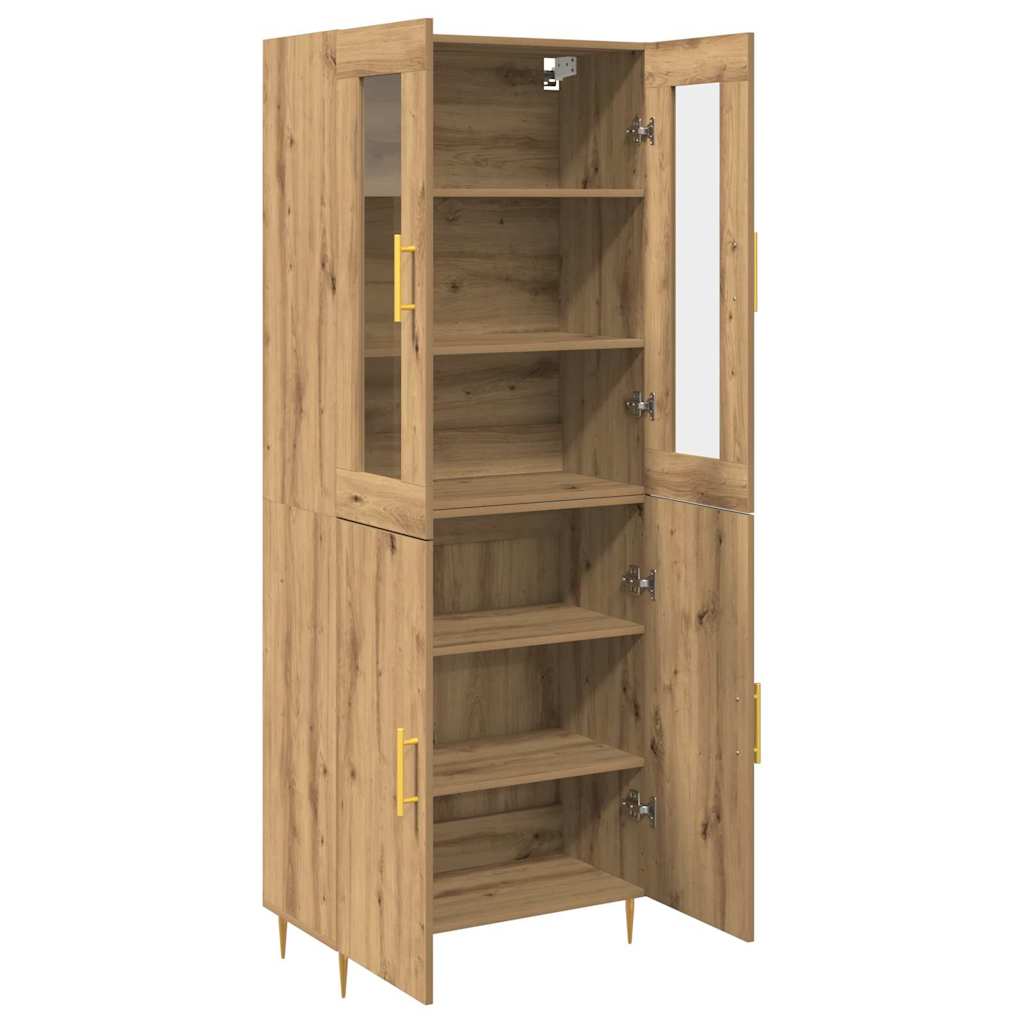 Skåp 2 pcs artisan ek 69.5 x 34 x 180 cm Konstruerat trä