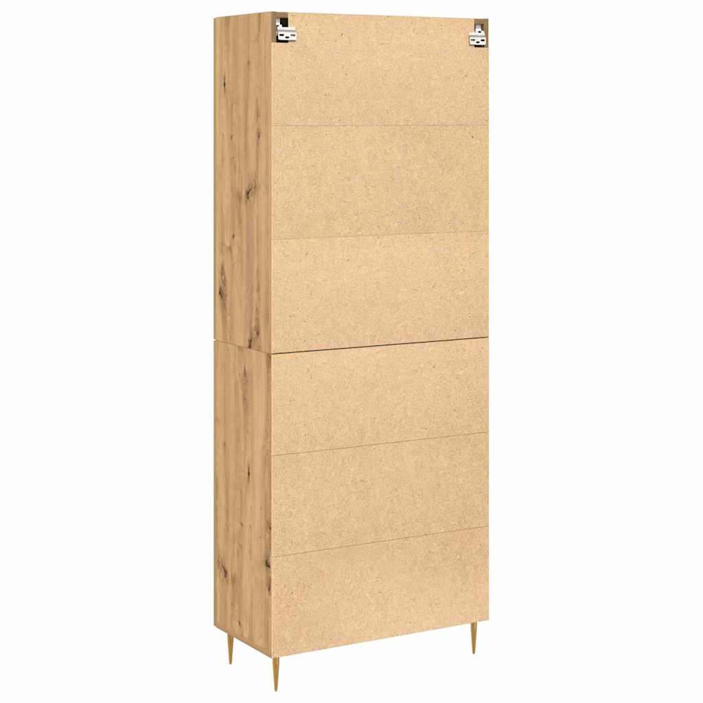 Skåp 2 pcs artisan ek 69.5 x 34 x 180 cm Konstruerat trä