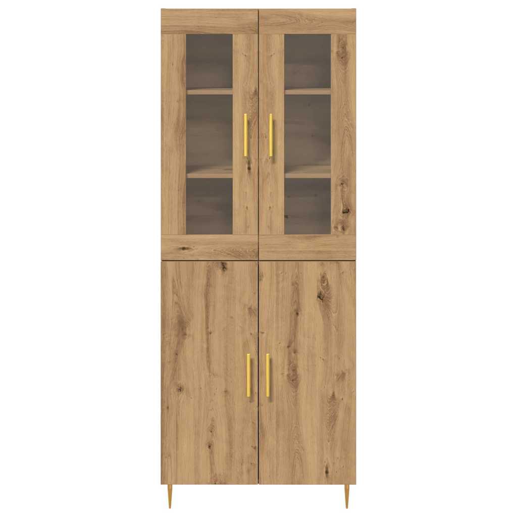 Skåp 2 pcs artisan ek 69.5 x 34 x 180 cm Konstruerat trä
