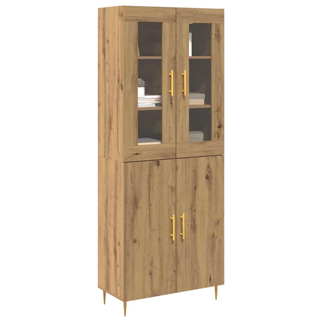 Skåp 2 pcs artisan ek 69.5 x 34 x 180 cm Konstruerat trä