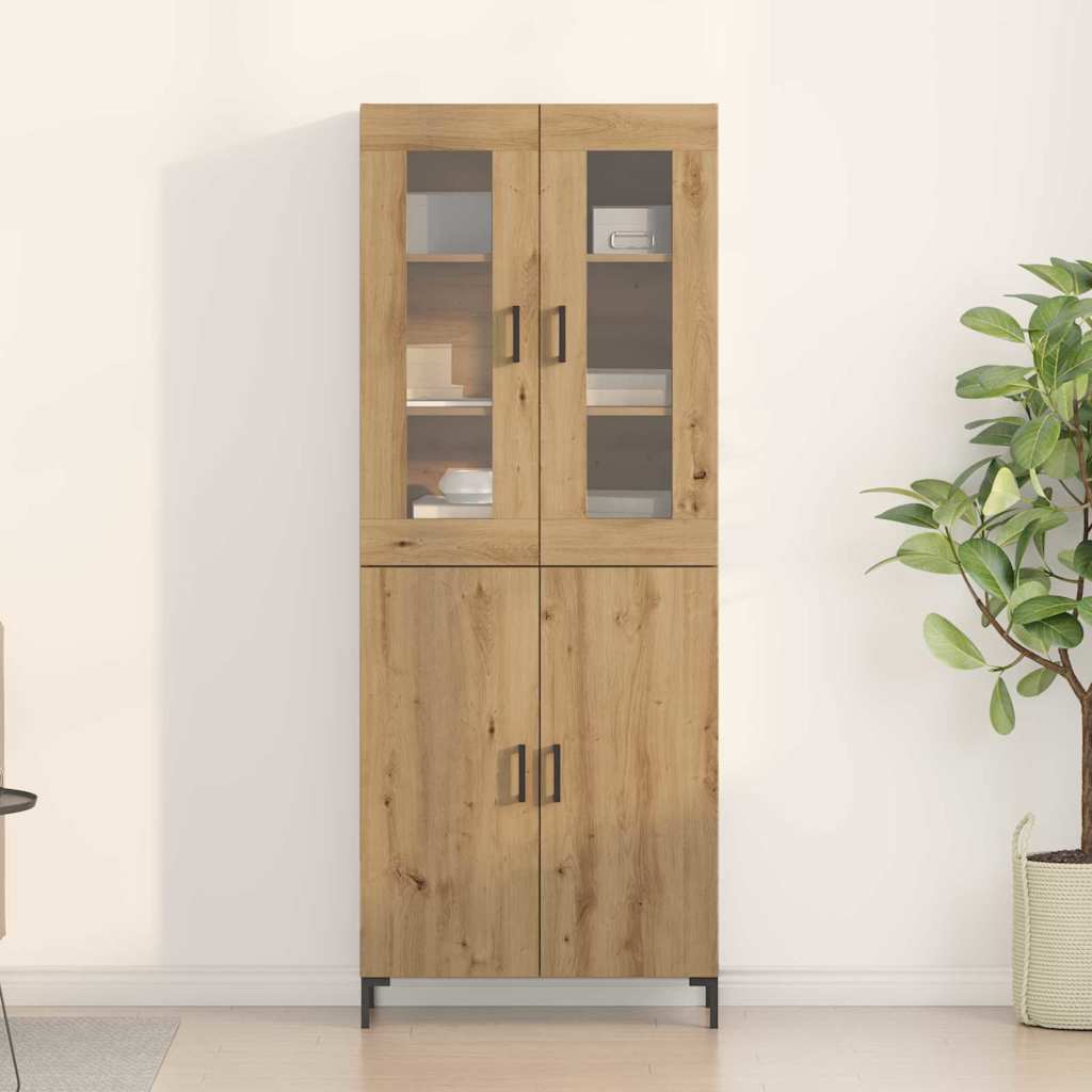 Skåp 2 pcs artisan ek 69.5 x 34 x 180 cm Konstruerat trä