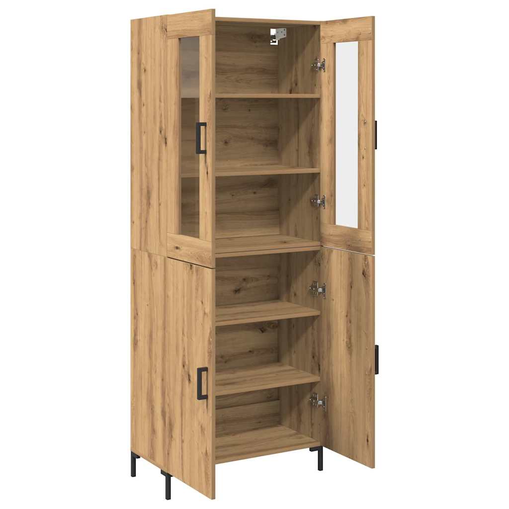 Skåp 2 pcs artisan ek 69.5 x 34 x 180 cm Konstruerat trä