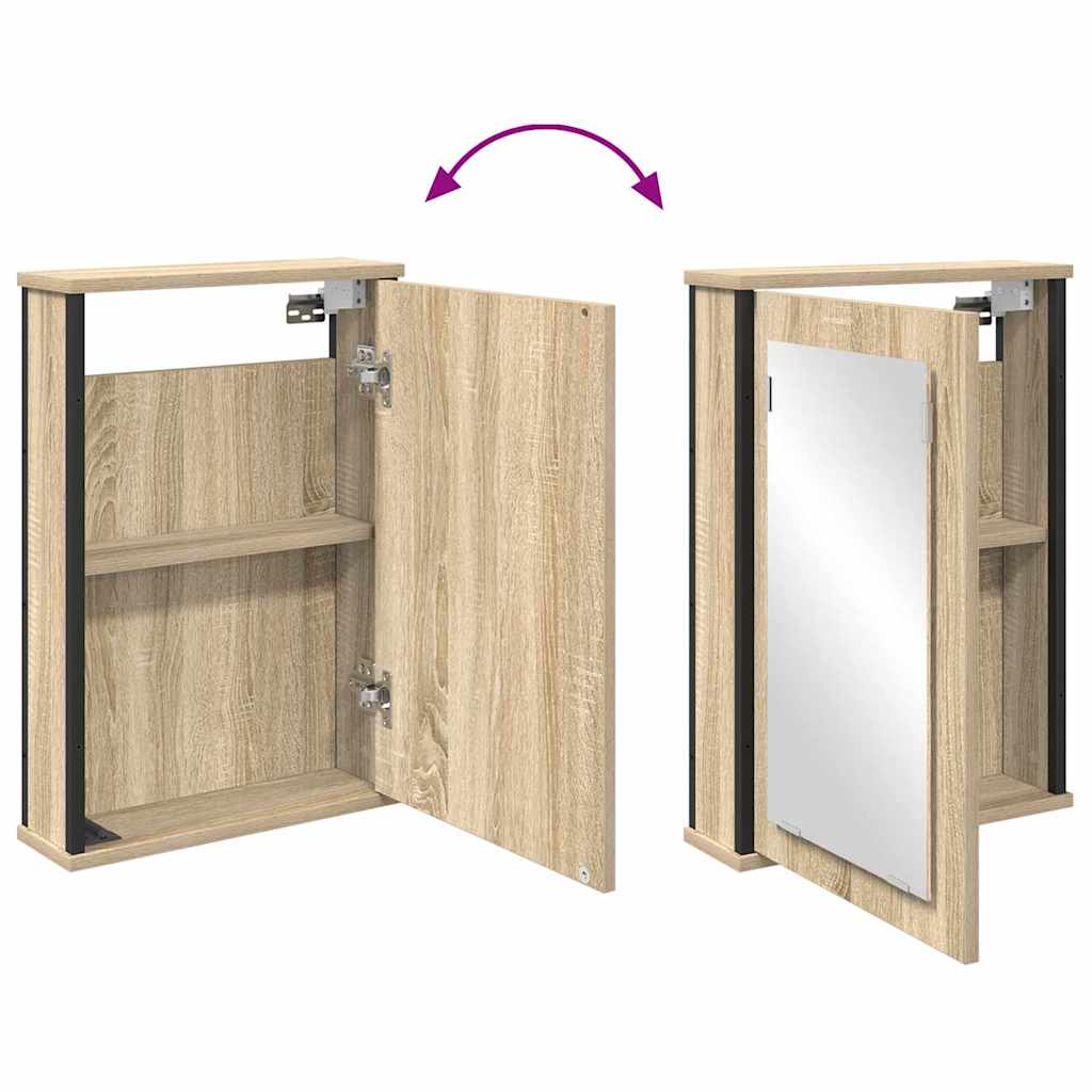 Badrumsmöbelset 2 pcs Brun 60 x 30 x 60 cm Konstruerat trä